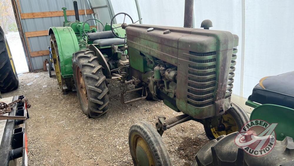 JD M tractor s/n39504
