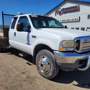 2003 Ford F550 Ext Cab Flatbed Truck
