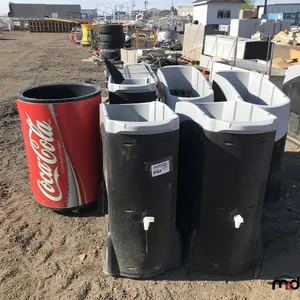 (5) Coca-Cola Coolers w/ Drains and (1) Coca-Cola Display Cooler w/ Drain 
 UNRESERVED