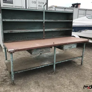 Wooden Work Bench w/ Backshelf, Drawers, Undershelf and Magnetic Rod
 UNRESERVED
