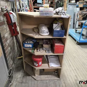 Corner Shelving and Contents
 UNRESERVED