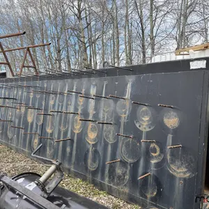 Double Sided Steel Metal Flange Hanging Storage
 UNRESERVED