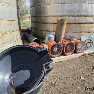 (4) Caldwell Aeration Fans, Aeration Tube and (2) Auger Hopper
 UNRESERVED