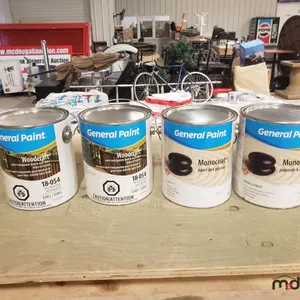 (2) Monocoat Paint/Primer & (2) Woodcraft Semi-Transparent Deck & Wall Stain
 UNRESERVED