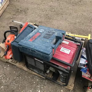 Honda EP2500CX Gas Generator, Paint Rod, Sledgehammer, Level, Chainsaw, Bosch Hammer and More
 UNRESERVED