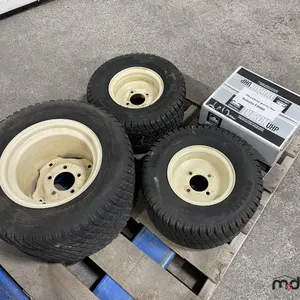 Kubota Tires (Asset #6587) & Box of Obsolete Kubota F3990 Parts (Asset #6612)
 UNRESERVED
