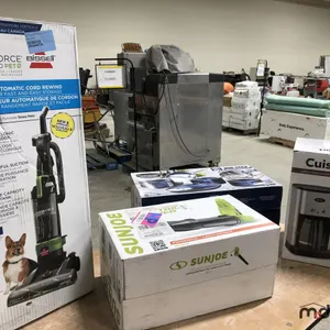 Bissell Vacuum, Cuisinart Coffee Maker, Sunjoe Blower and Non-Stick Cookware Set
 UNRESERVED