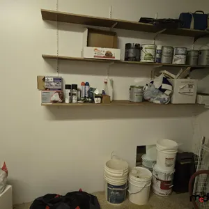 Floating Shelf, Assorted Paints & Misc.
 UNRESERVED