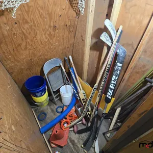 Contents of Hockey Storage Room & Door
 UNRESERVED