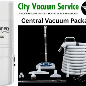 Hayden Super Vac Central Vacuum Package from City Vacuum Service, Saskatoon (Retail Value $1,100)
 UNRESERVED