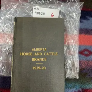 Alberta horse and cattle brands 1919 to 1920