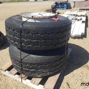 (2) 425/65R22.5 Radial Tubeless Truck Tires w/ Rims
 UNRESERVED