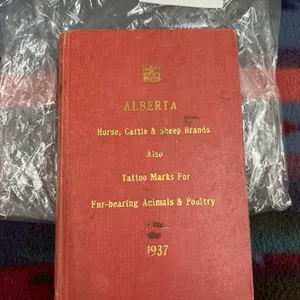 Alberta brand book 1937