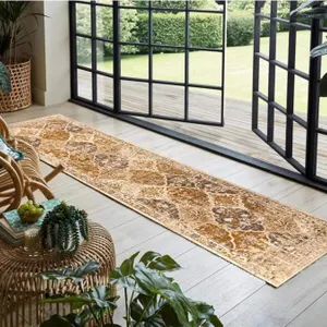 (6) Beige/Brown/Cream 2'7" x 9' Transitional Chic Area Rugs
 UNRESERVED
