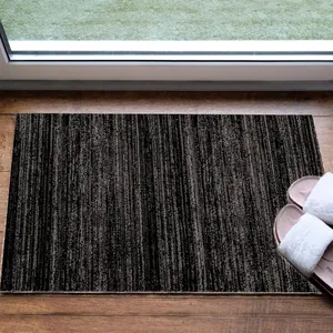 (10) Dark Grey/Grey 2' x 3' Transitional Modern Area Rugs
 UNRESERVED