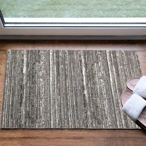 (17) Light Grey/Grey 2' x 3' Transitional Modern Area Rugs
 UNRESERVED