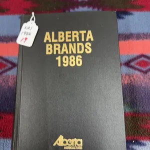 Alberta brand book 1986