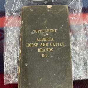 Supplement, Alberta horse and cattle brands, 1914