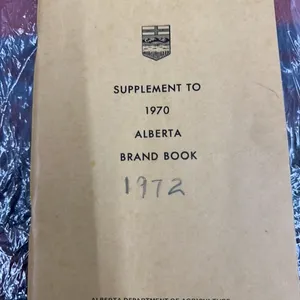 Supplement to 1970 Alberta, brand book