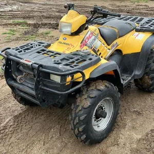 2003 Polaris 500 HO Sportsman 4x4 ATV (Yellow), (NO TOD), F103 ** Key - Office**
