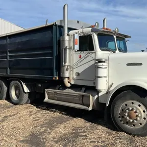 1987 Freightliner t/a grain truck, 382,096 showing,  VIN: 2FUPYXYB7HV299249, Owner: Ede'n Wood Farm Ltd., SAFETIED, Seller: Fraser Auction ___________