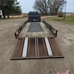 2005 Easy Haul 20’ x 76” t/a flat deck utility trailer, VIN: 2SPBESB165N030992, Owner: R N Jordan, Seller: Fraser Auction ____________________________