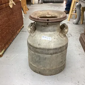 VINTAGE CREAM CAN W/ LID
