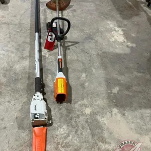 Stihl HTA 85 chain saw w/ extension pole, Stihl weed whacker F5A 85, (1) Stihl AP 300 36V battery w/ charger "ID TAG #1011"