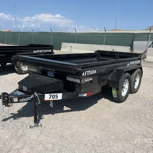 2025 Industrias America FT510 10 ft T/A Dump Utility Trailer