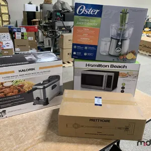 Kalorik Deep Fryer (Missing Plug End), Hamilton Beach Microwave, Oster Juice Extractor and PrettyCare Rechargeable Vacuum
 UNRESERVED