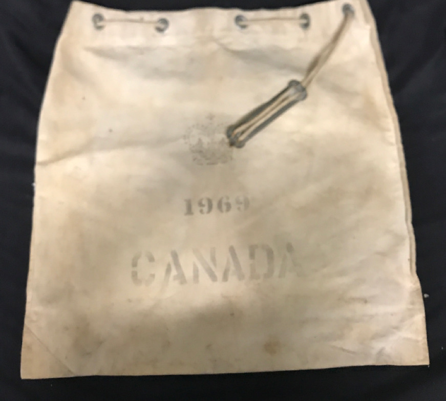 Vintage 1969 Canada Post Mail Bag