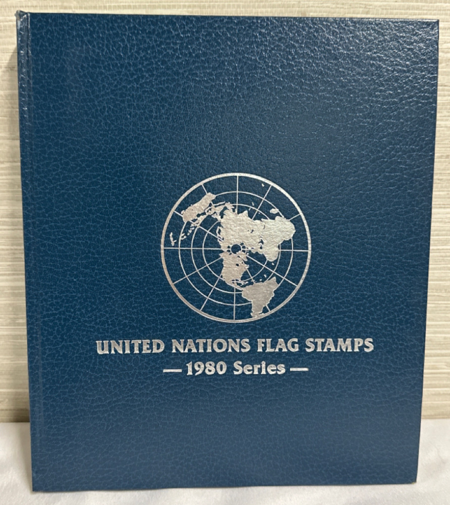 1980 Series United Nations Flag Stamps Set Postal Commemorative Society