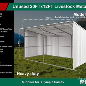 2025 KJ K1912 12 ft x 20 ft Livestock Shelter (Unused)