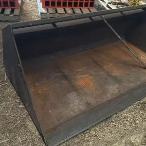 78” Tri-Steel skidsteer quick attach bucket, S/N 0852855