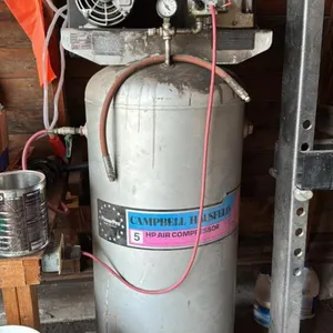 Campbell Hausfeld 5HP upright shop air compressor