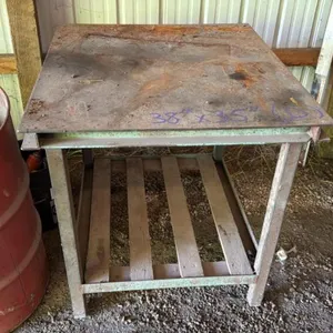 38”x35” HD metal built welding table (D)