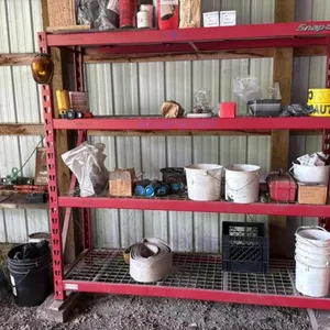 Snap-On adjustable shelving unit, (A), (Contents not included – shelving only)