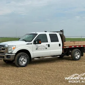 2011 FORD F350 XLT CREW CAB FLATBED TRUCK