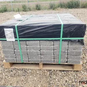 Keystone Products Roman Paver 8" x 6" x 2 3/8" Slate Coloured Patio Stones (Qty: 240 / 83 Sq. Ft)
 UNRESERVED