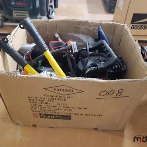 Box of Tools, Mini Air Compressor & Misc.
 UNRESERVED
