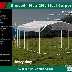 2025 KJ K4020 20 ft x 40 ft Carport (Unused)