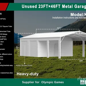 2025 KJ K2346 23 ft x 46 ft Metal Garage Storage Building (Unused)