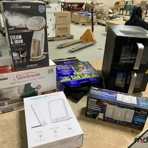 Gourmia 1-Basket Air Fryer, Therapy Light, Seat Protector, Steam Iron, Wi-Fi Dimmers and Heated Throw
 UNRESERVED