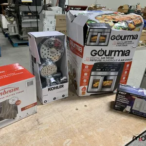 Gourmia Air Fryer, Heated Throw, Kohler Shower Kit and Wi-Fi Dimmers
 UNRESERVED