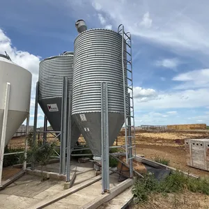Oberg Steel Feed Hopper Bin