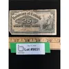 ^ Dominion of Canada Twenty Five Cent Bill - 1900