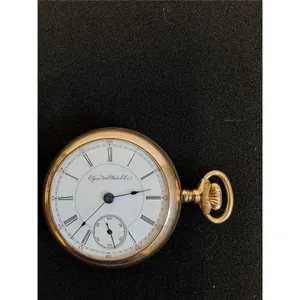 ^ Antique Elgin Pocket Watch - G M Wheeler - Needs Cleaning
