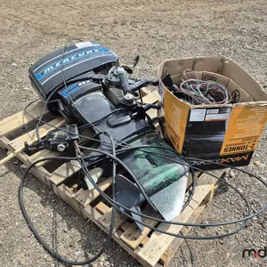 Mercury 65 HP Boat Engine and Hydraulic Pump
 UNRESERVED