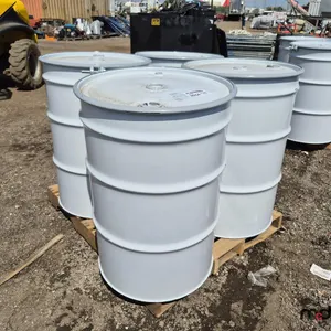 (4) 55-Gallon Steel Drums
 UNRESERVED