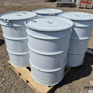 (4) 55-Gallon Steel Drums
 UNRESERVED